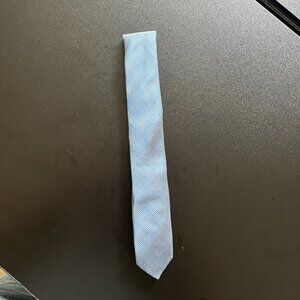 Calvin Klein Baby Blue Diamond Tie - 56% Polyester & 44% Silk, Modern & Stylish